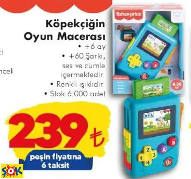 FİSHER PRİCE KÖPEKÇİĞİN OYUN MACERASI